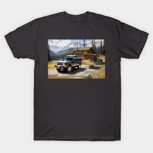 Commander at the cabin T-Shirt by Travis's Design 